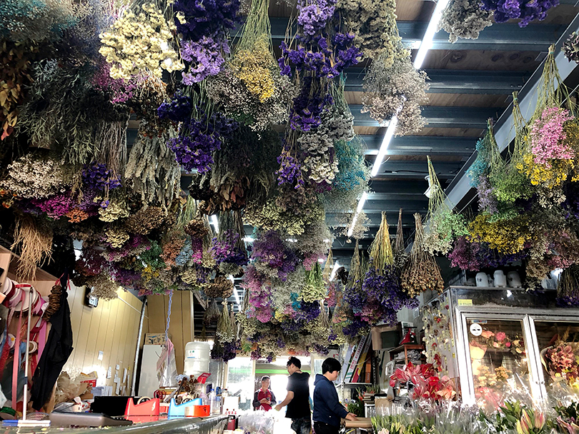 花の都のマーケットへ～台湾・台中～