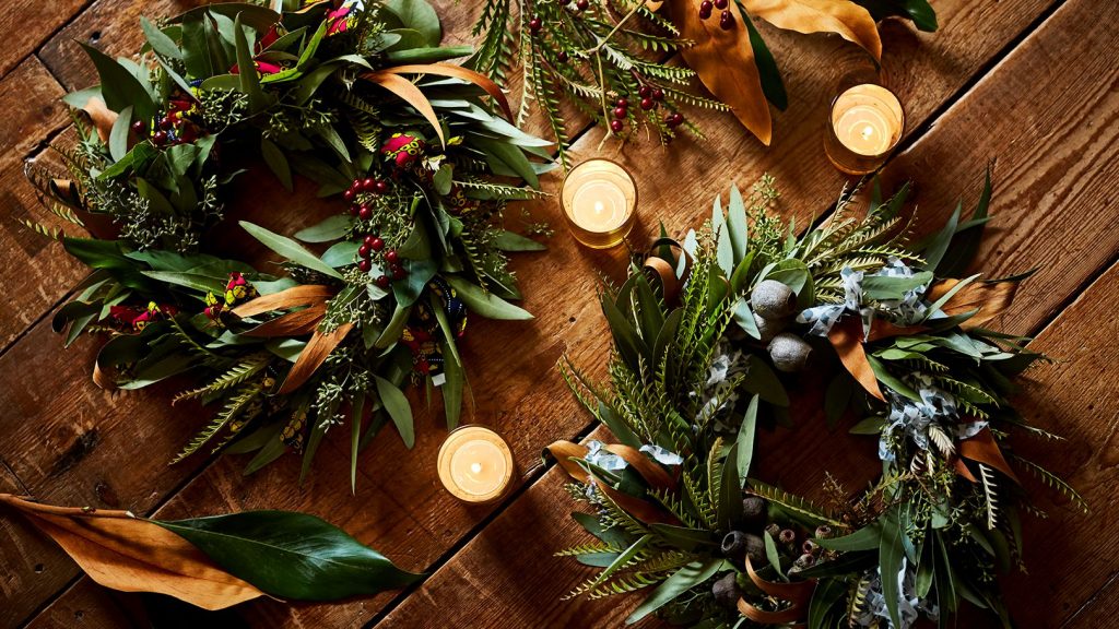 イスラエルより クレビレアのクリスマスリース - 世界の花屋 イスラエルより クレビレアのクリスマスリース - 世界の花屋