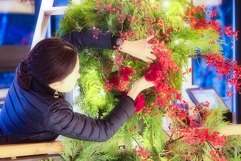 「FONZ」×「世界の花屋」 冬の長野をお花の力で盛り上げるプロジェクト