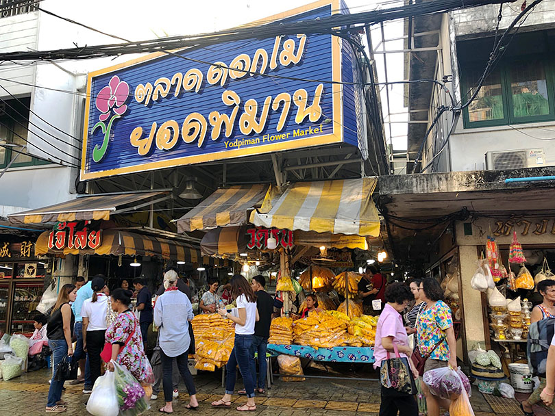 歴史ある花市場へ～タイ・バンコク～