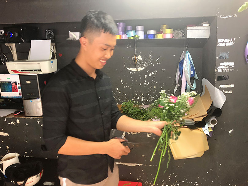 バラにあふれるお花屋さん～ベトナム・ホーチミンシティ～