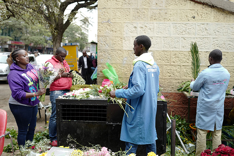 ケニアの花市場～ケニア・ナイロビ～